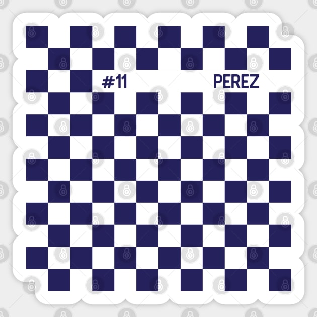 Sergio Perez Racing Flag - 2022 Season Sticker by GreazyL
